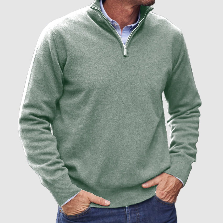 Heren trui gecombineerd met een nette broek