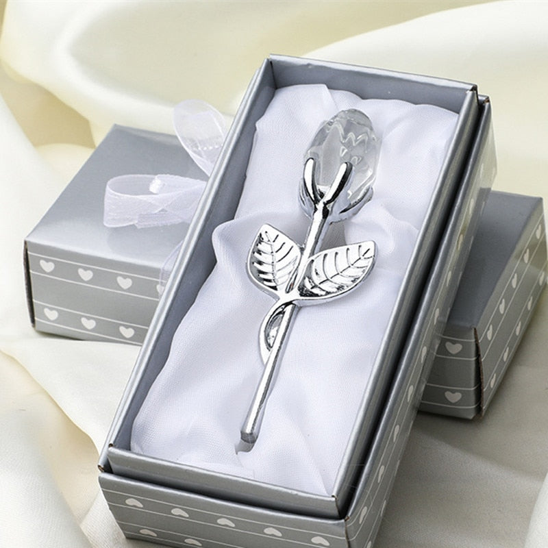 Geschenkverpakking van het kristallen roos cadeau