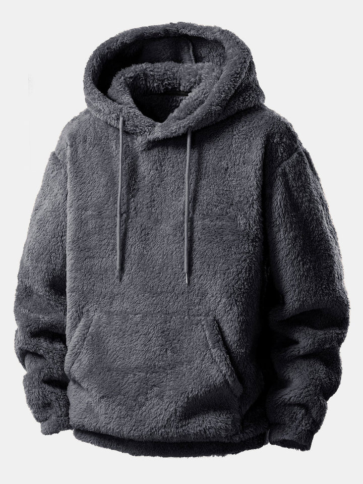 Comfortabele heren loungeset in pluche fleece voor extra warmth