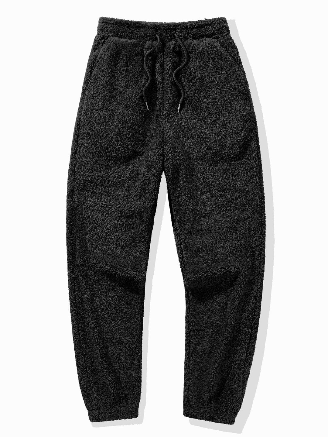 Comfortabele sportieve heren fleece set voor koude winterdag