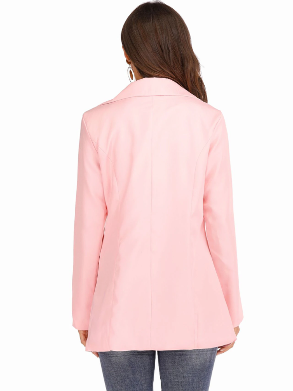 Gedetailleerde foto van de zakken op de Dames Slim-Fit Blazer Katie.