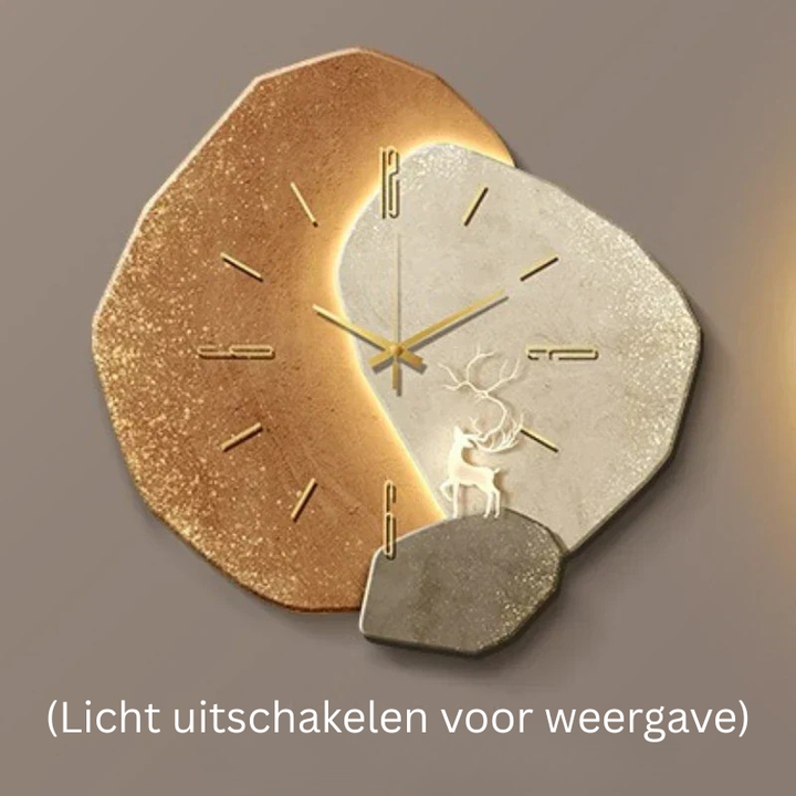 Stijlvolle muurdecoratie met functionaliteit: Scandinavische led klok