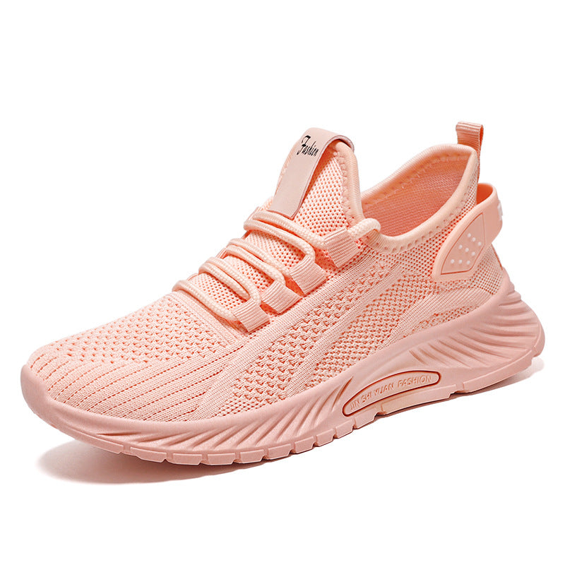 Stijlvolle lichtgewicht dames sportschoenen met veters en ademend mesh, voor optimale prestaties en comfort.