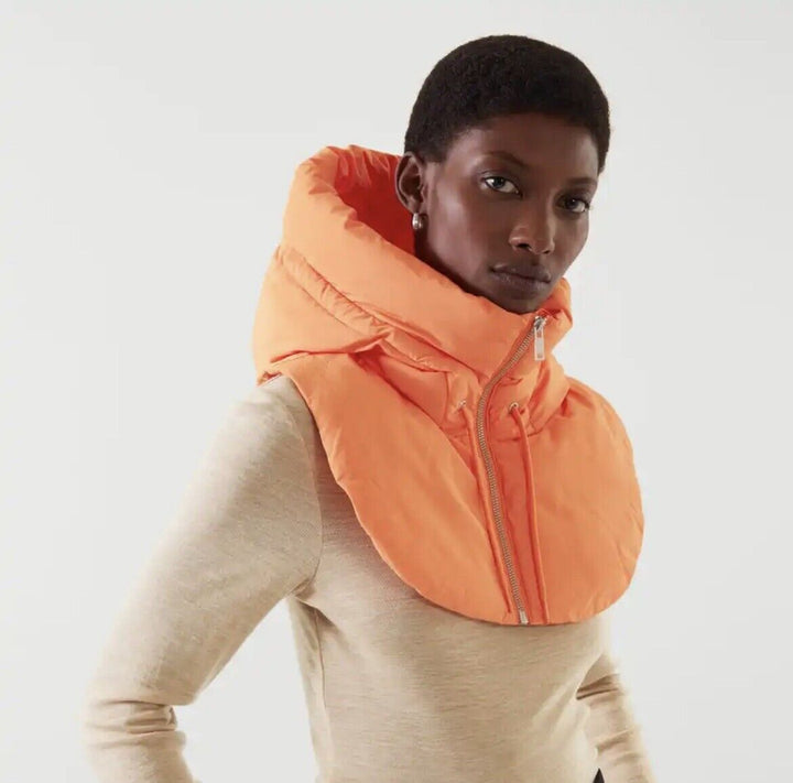 Voorkant van de comfortabele nekwarmer