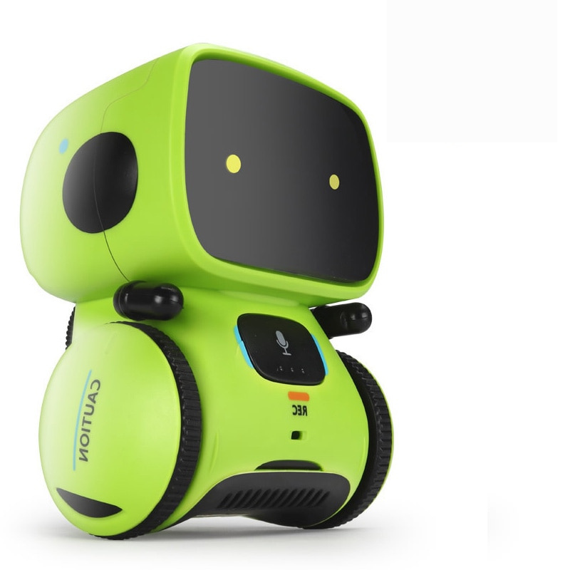 Kinderen spelen met een spraakgestuurde smart robot