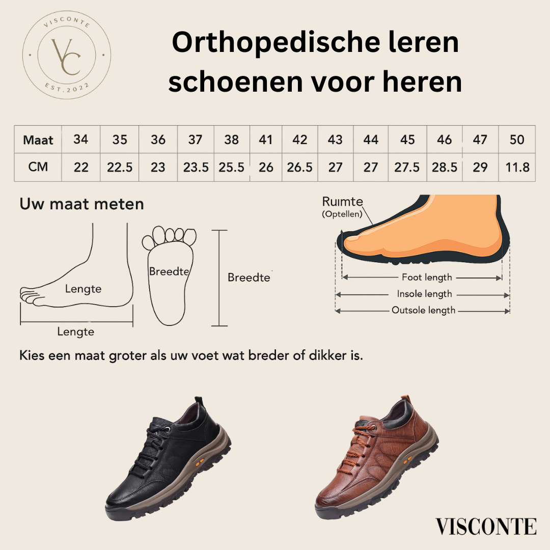 Instappers voor heren met orthopedische ondersteuning, perfect als gezonde werkschoenen of casual schoenen.