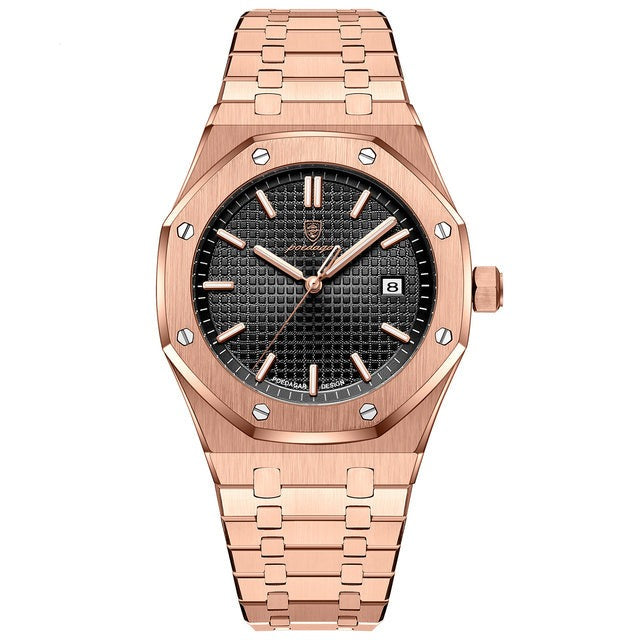 Waterbestendig Jonas Deluxe herenhorloge met nauwkeurig quartz uurwerk en stijlvolle look.