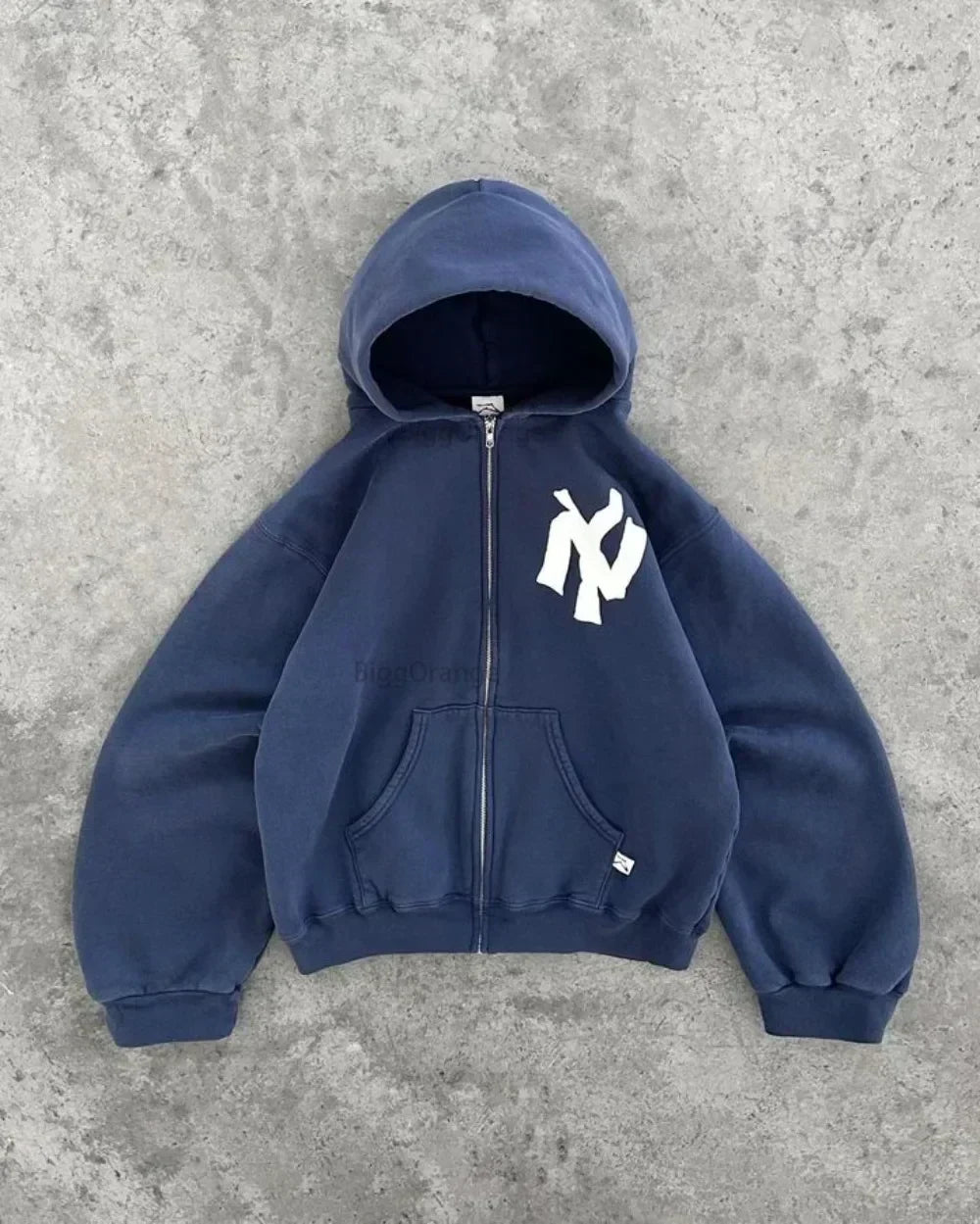 Moderne unisex hoodie met comfortabele mouwen en boorden