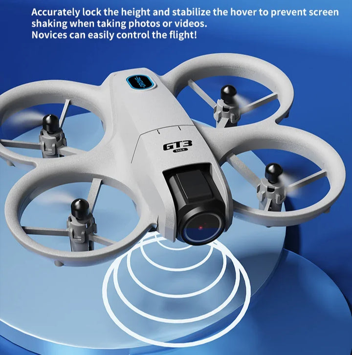 Compact opvouwbaar design van de AeroPro i drone voor gemakkelijk transport.