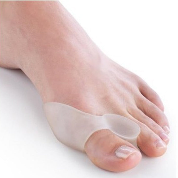 Huidkleurige teenbeschermer voor discrete voetverzorging