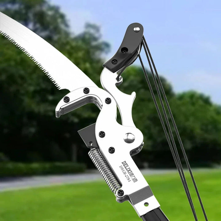 SkyCut hoogtakschaar met stalen mes en touwmechanisme