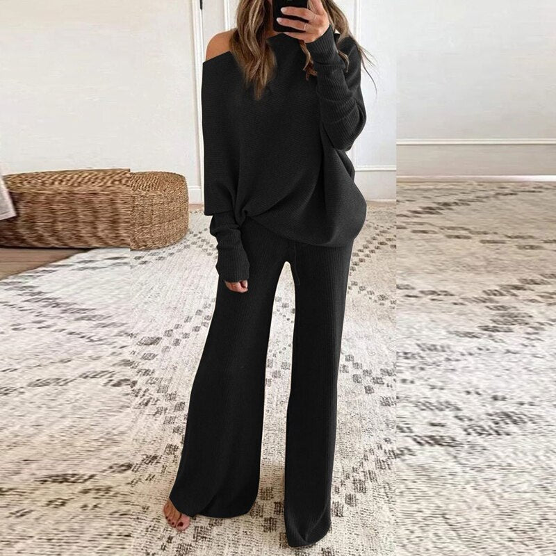 Detailopname van de dames loungewear set