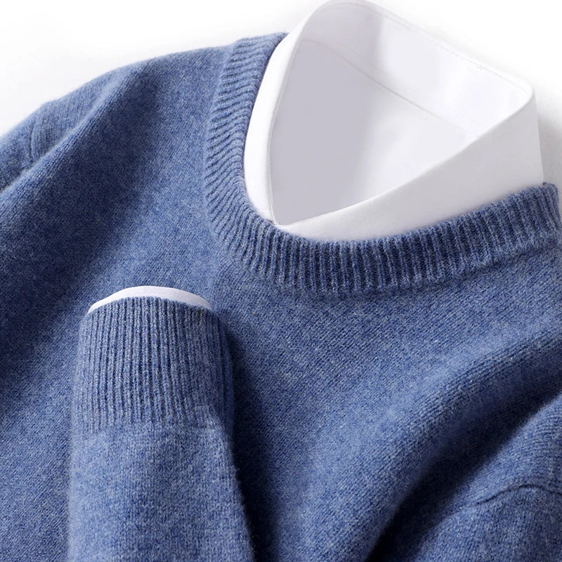 Comfortabele heren trui met fijne afwerking en moderne pasvorm