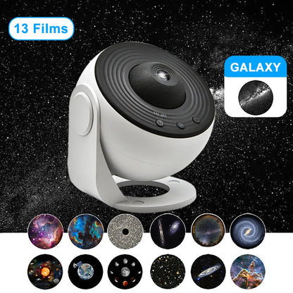 LED sterrenhemel projector voor kinderkamer, tovert plafond om tot een rustgevende galaxynacht.