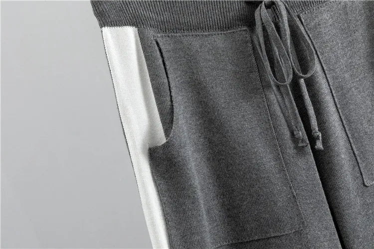 Comfortabele dames set in het zwart voor sport en casual gebruik