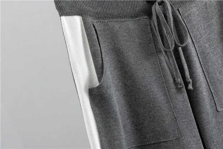 Comfortabele dames set in het zwart voor sport en casual gebruik