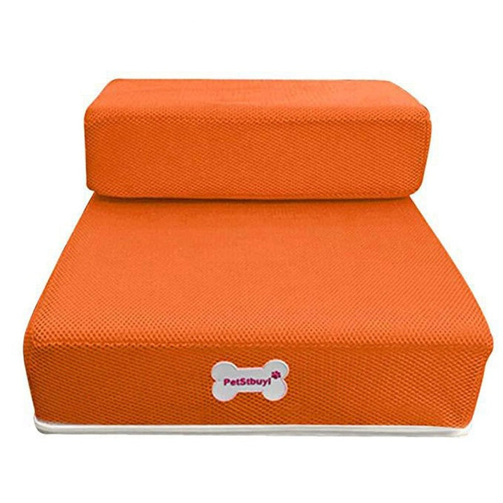 Veilige dierentrap (2 treden). Gemakkelijke opstap voor huisdieren. Essentieel voor puppy, kleine hond, oude hond.