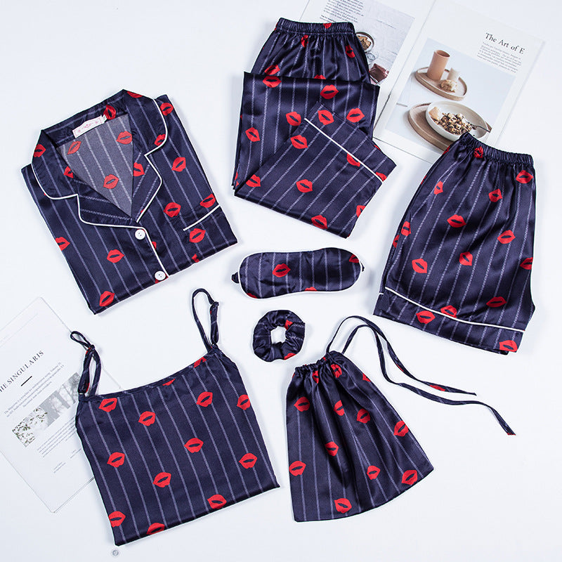 Dames Pipa Pyjama Set: complete 7-delige nachtmode en loungewear set in zachte stof