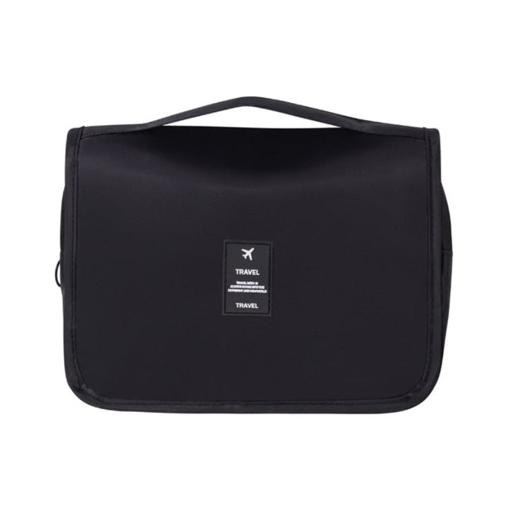 Compacte oprolbare make-up tas voor dames, ideaal voor onderweg en georganiseerde reizen