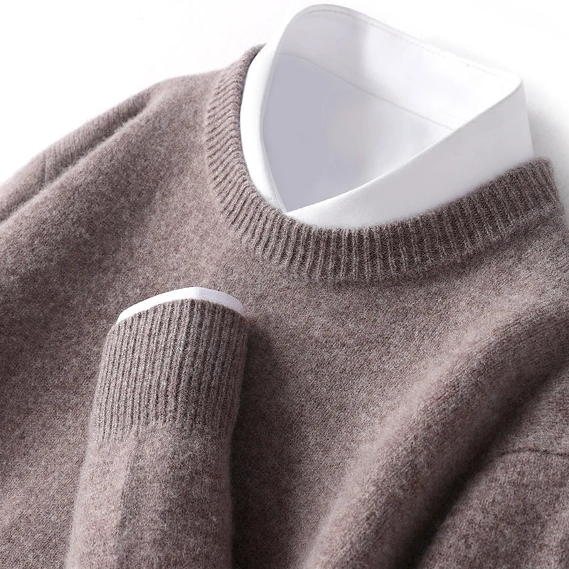 Herentrui getoond in een complete outfit voor herfst en winter