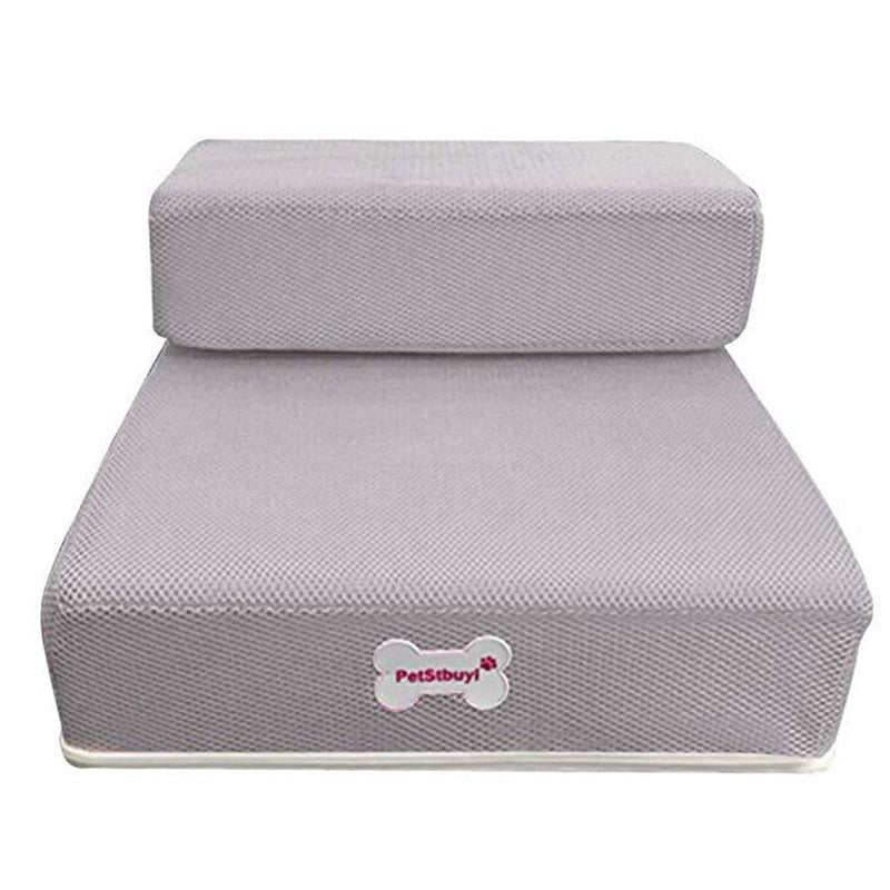 Antislip hondentrap (2 lagen) voor puppy en oude hond. Veilige opstap voor banktoegang. Optimaal huisdier comfort.