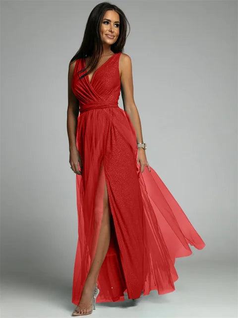 Luchtige zomer maxi jurk voor dames, perfect voor warme dagen