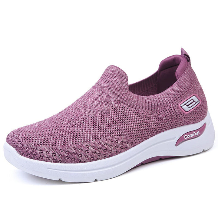 Lichtgewicht dames casual schoenen in roze.