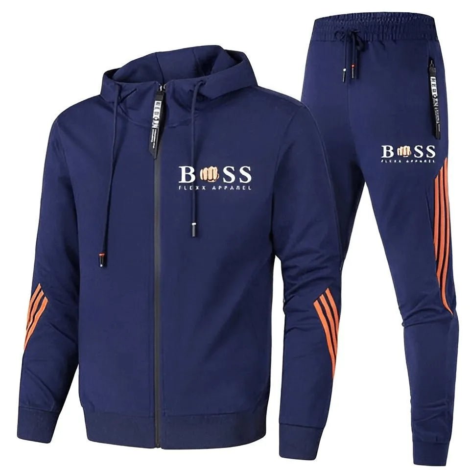 Stijlvolle broek van het heren sport trainingspak, ontworpen voor sport en casual gebruik
