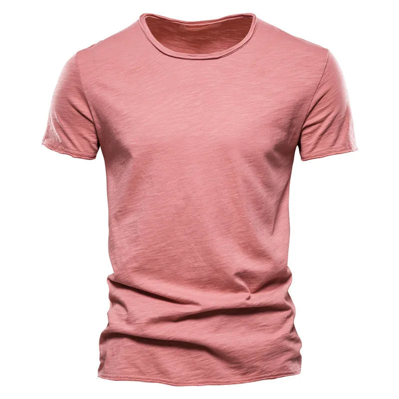 Zacht en comfortabel heren t-shirt. Ademend en kreukvrij met ronde hals. Voor een relaxte, frisse uitstraling.