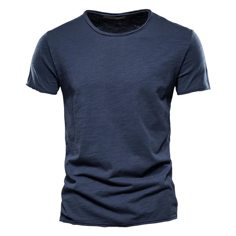 Comfortabel heren t-shirt, ademend en kreukvrij. Ideaal basisshirt voor een relaxte, casual look de hele dag.