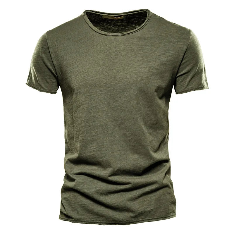 Duurzaam heren t-shirt voor ultiem comfort. Ademend en kreukvrij, perfect voor de hele dag casual kleding.