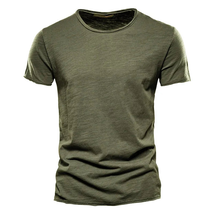 Duurzaam heren t-shirt voor ultiem comfort. Ademend en kreukvrij, perfect voor de hele dag casual kleding.