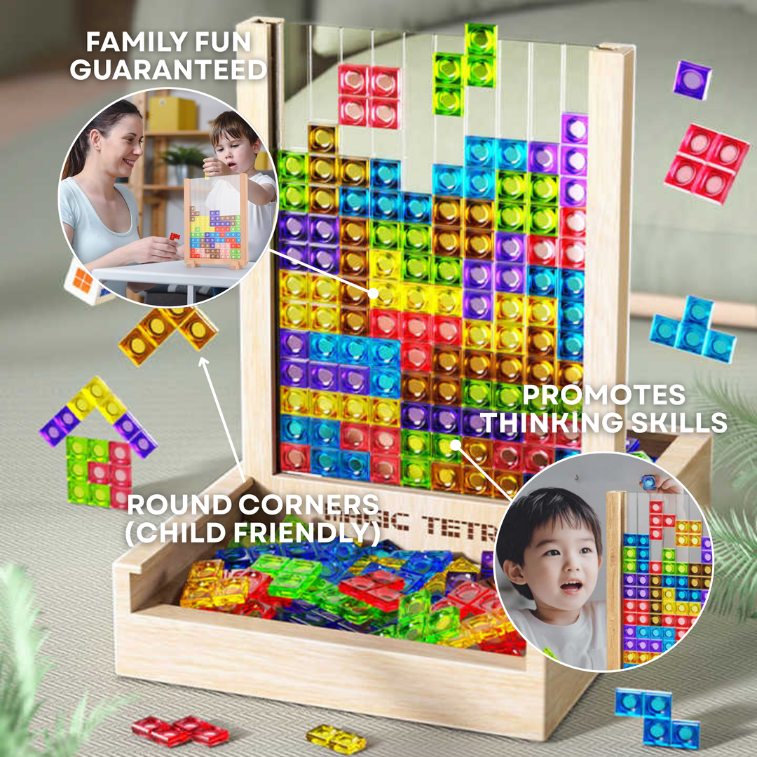 Kinderen en volwassenen die samen spelen met het puzzelbord
