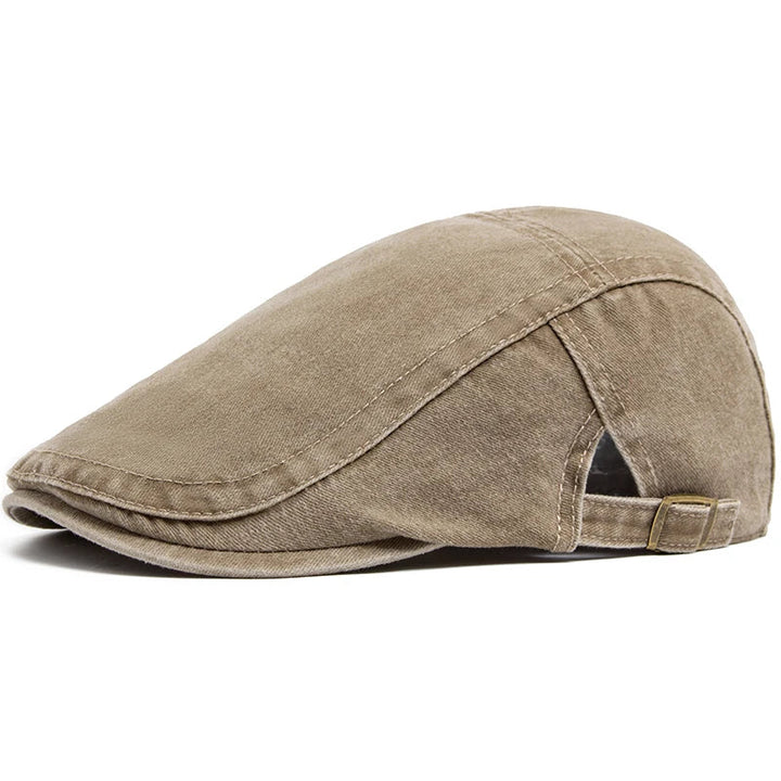 Comfortabele heren vintage pet, een essentieel hoofddeksel voor herfst mode en winter.