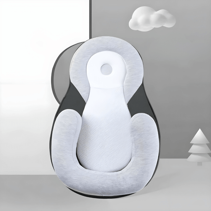 Afneembare voetsteun van het Nap Baby Kussen, detailweergave.