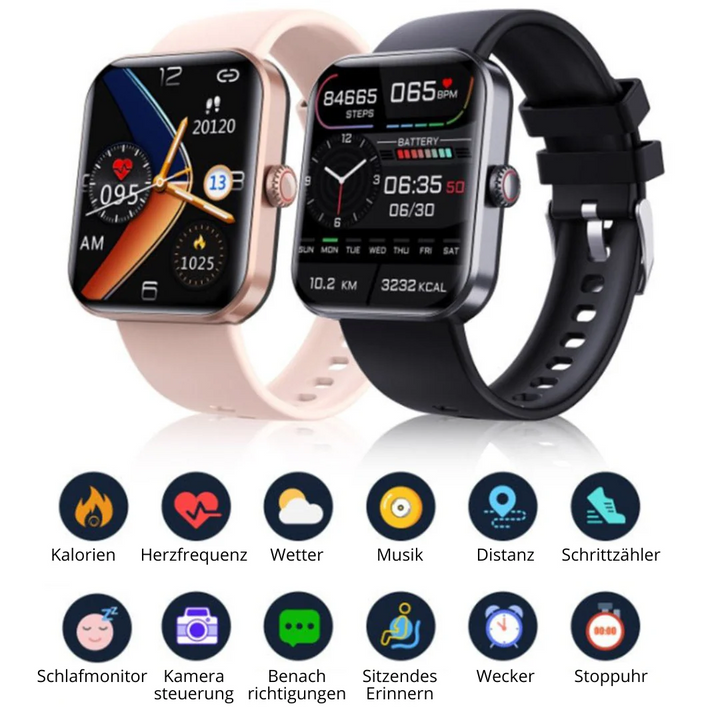 Verpakking van de GlucoWatch smartwatch: pijnloze bloedglucosemeter en gezondheidsmonitor voor iedereen.