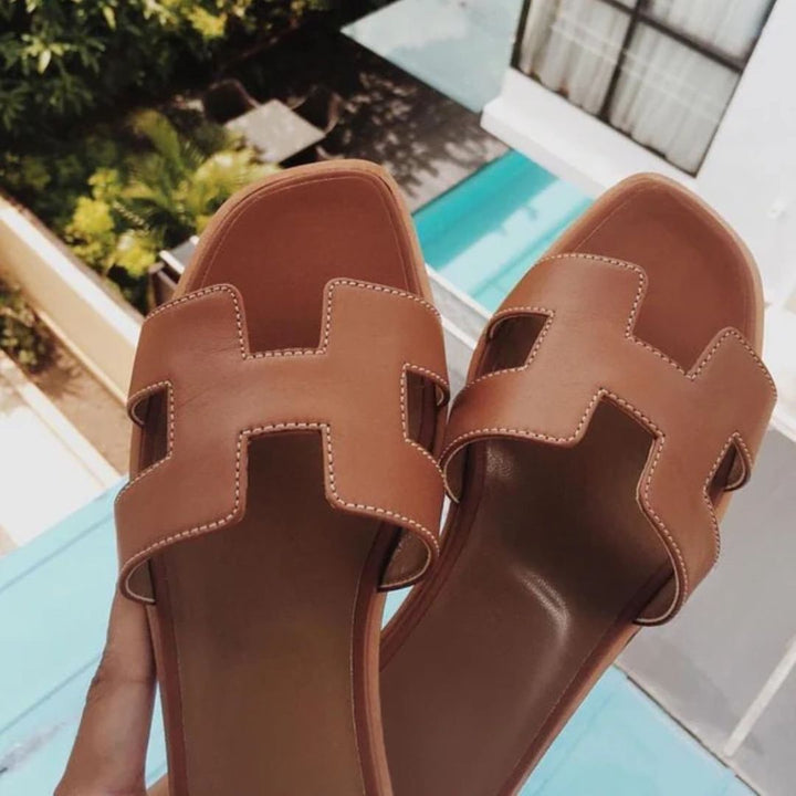 Comfortabele dames instap sandalen voor dames in casual zomermode stijl