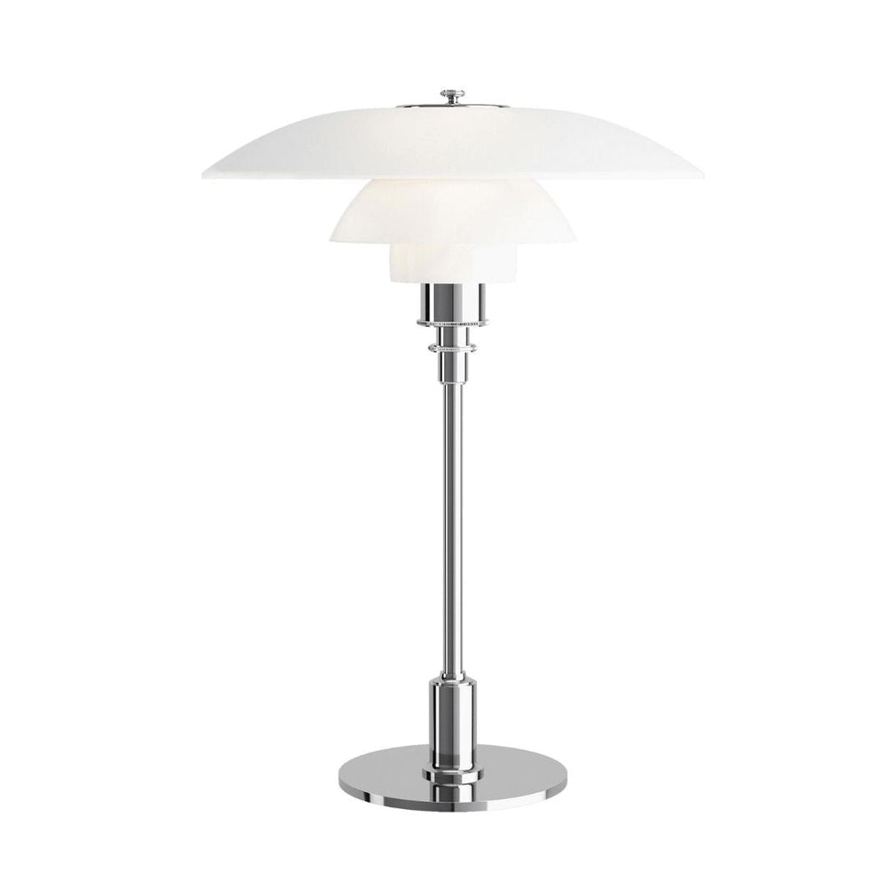 Elegante Scandinavische designlamp van glas met energiezuinige LED verlichting.