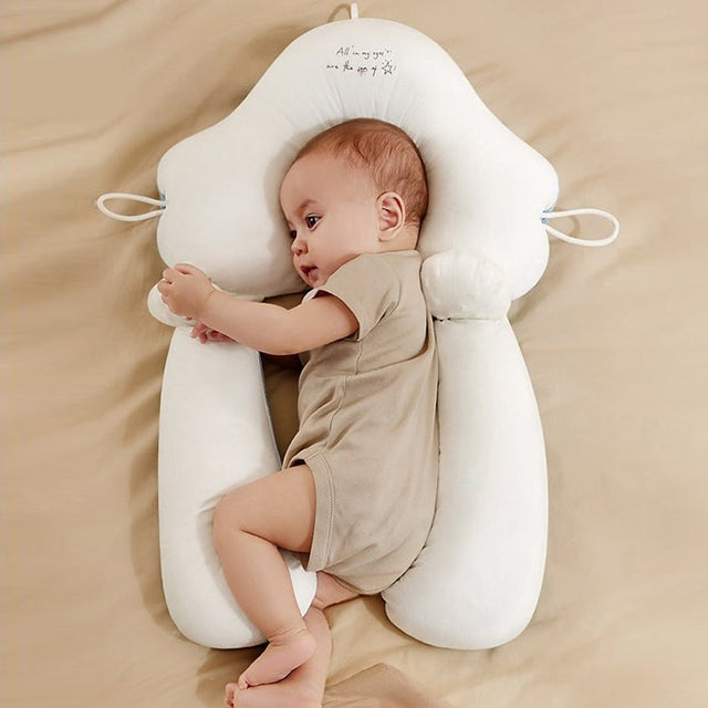 Ergonomisch baby slaapkussen (0-12 maanden). Veilige slaap, voorkomt plat hoofdje, essentieel baby comfort.