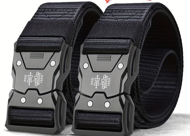 Unisex tactische riem met stevige metalen gesp voor outdoor activiteiten