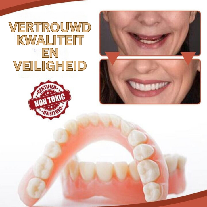 Creëer uw ideale pasvorm met de aanpasbare kunstgebit gel voor maximale prothese stabiliteit en comfort.