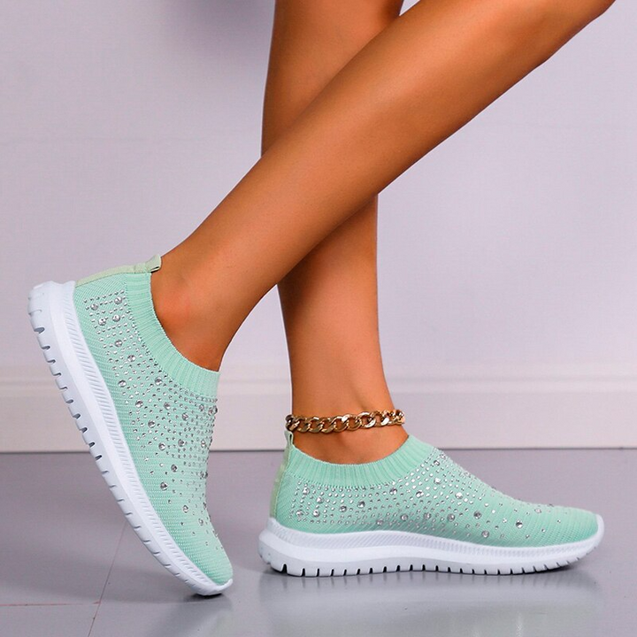 Lichtgewicht comfortabele dames sneakers, ideaal voor een actieve levensstijl.