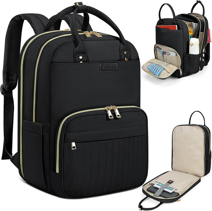 AeroFlex unisex waterdichte laptop rugzak met meerdere vakken, ideaal voor werk, studie en reizen.