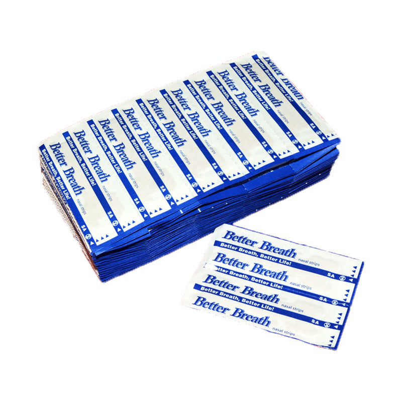AirFlow Neusstrips (100 stuks) voor vrije ademhaling, slaap, sport en tegen snurken. Comfortabel en effectief.