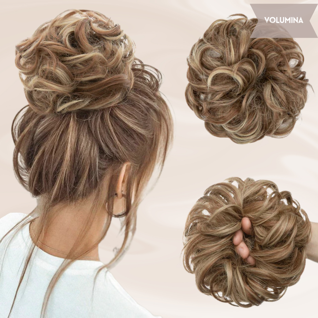 Creëer snel een perfecte messy bun met de AlicesKnot dames haarknot, vol volume.
