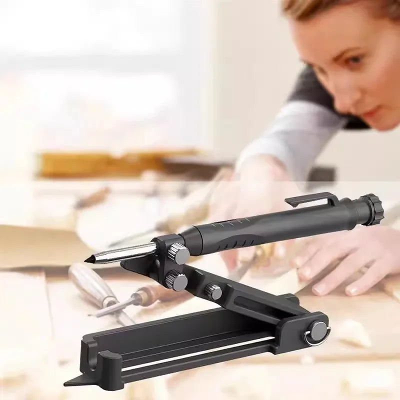 Veelzijdige multitool voor klussers; perfect meet- en markeergereedschap voor contour en houtbewerking.