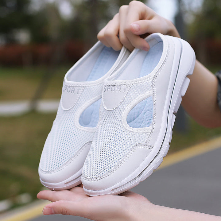 Lichtgewicht backless pantoffels voor dames en heren, perfect voor zomerse dagen; bieden comfort en ondersteuning.
