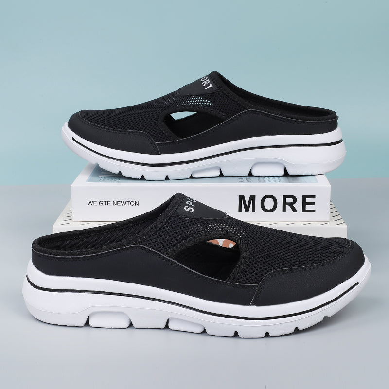 Unisex comfort pantoffels met ergonomische ondersteuning, ideaal voor thuis en casual zomergebruik. Lichtgewicht instappers.