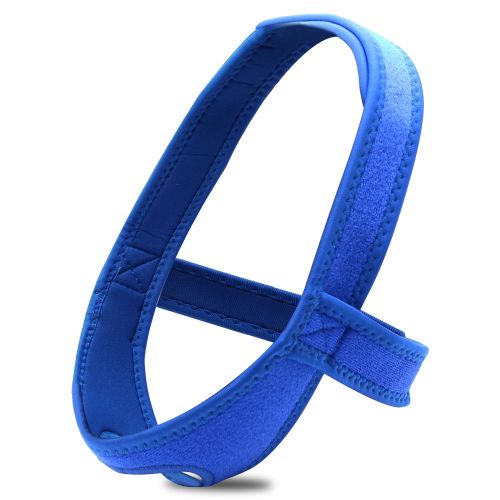 Unisex neopreen kinband tegen snurken; bevordert natuurlijke ademhaling en comfort.