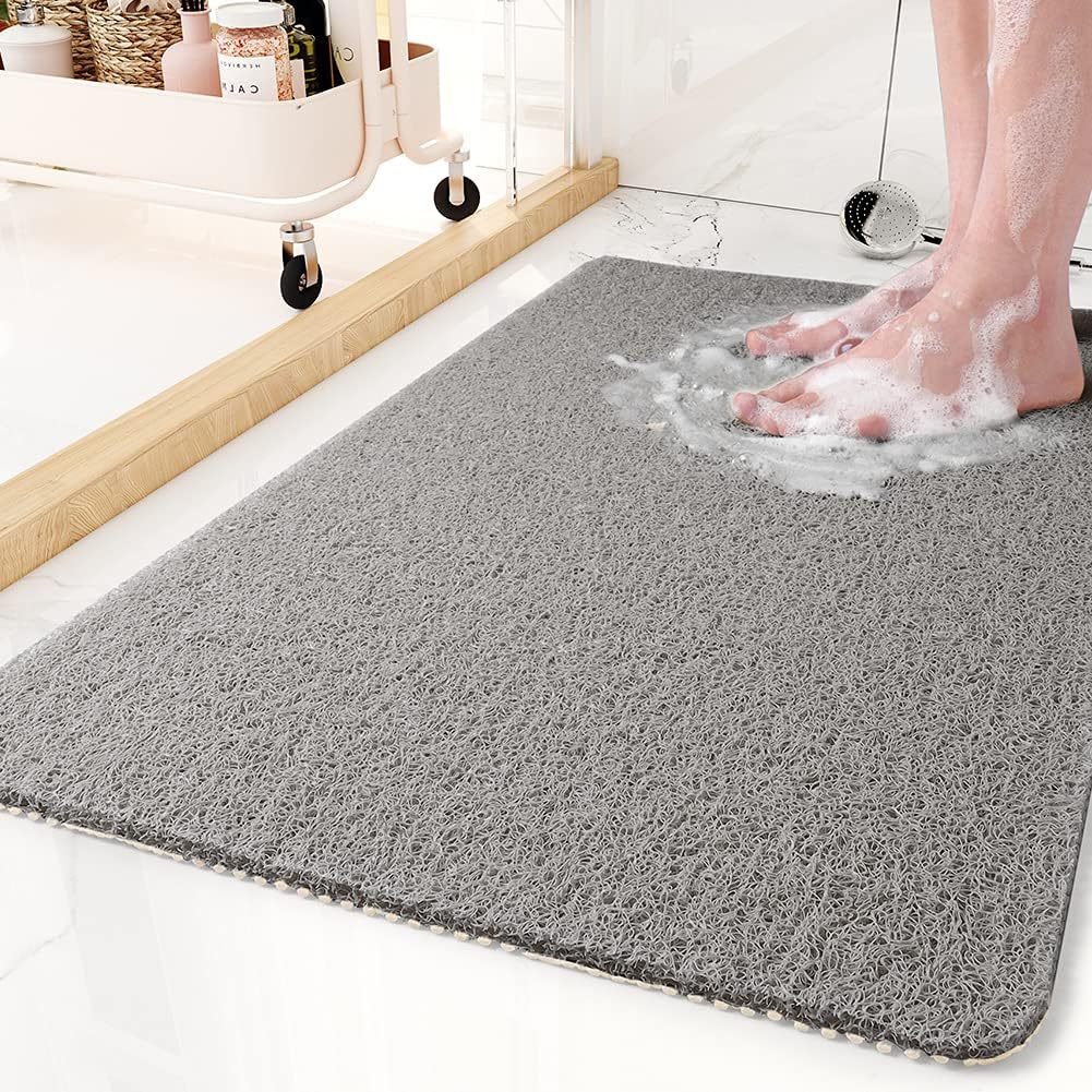 Antislip badmat met zachte voetmassage voor optimale veiligheid en comfort in de badkamer. Duurzaam PVC.